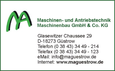 Maschinen- und Antriebstechnik Maschinenbau GmbH & Co. KG