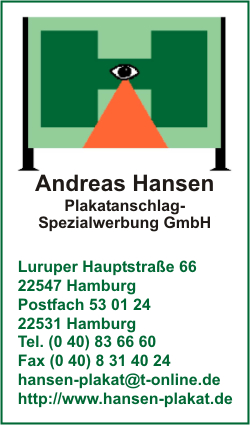 Andreas Hansen Plakatanschlag-Spezialwerbung GmbH