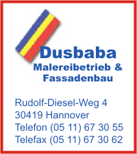 Dusbaba Malereibetrieb und Fassadenbau GmbH