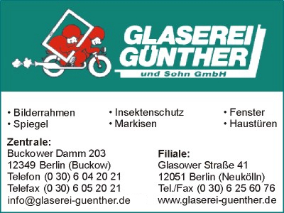 Glaserei Günther und Sohn GmbH
