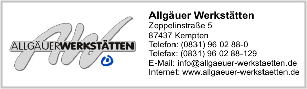Allgäuer Werkstätten GmbH