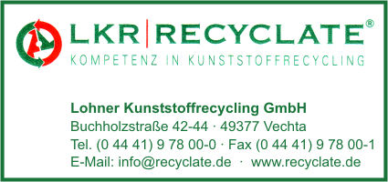 LKR/Recyclate Lohner Kunststoffrecycling GmbH