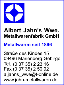 Jahn's GmbH Wwe. Metallwarenfabrik, Albert