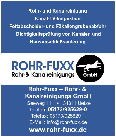 Rohr-Fuxx – Rohr- & Kanalreinigungs GmbH