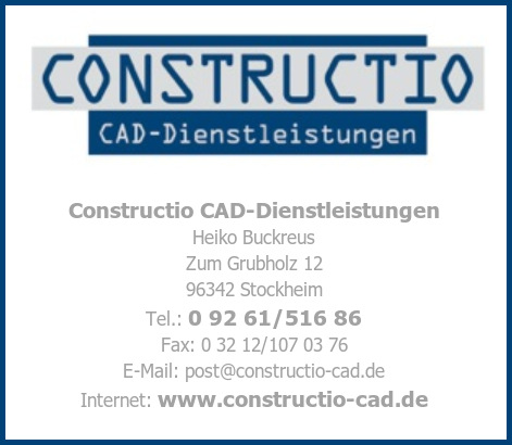 Constructio CAD-Dienstleistungen Heiko Buckreus