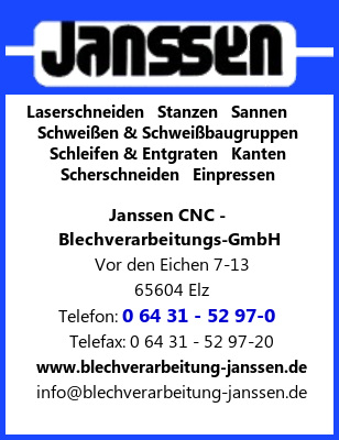 Janssen CNC - Blechverarbeitungs-GmbH