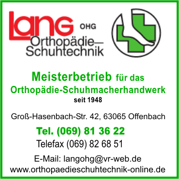 Orthopdie Lang OHG