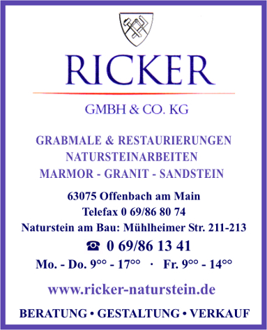 Ricker GmbH & Co. KG, A. Martin