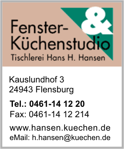 Fenster und Kchenstudio Tischlerei Hans H. Hansen