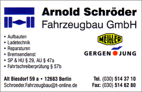 Schrder Fahrzeugbau GmbH, Arnold