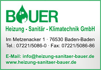 Bauer Heizung - Sanitr - Klimatechnik GmbH