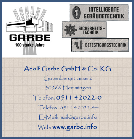 Garbe GmbH & Co. KG, Adolf