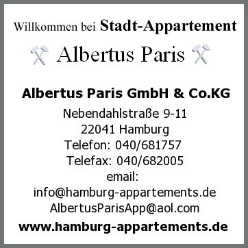 Appartementhaus Albertus Paris GmbH & Co.KG